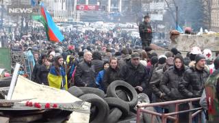 Kiew/Ukraine: Schwester Courage, die Heldin vom Maidan Platz