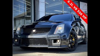 2012 Cadillac CTS-V Sedan Supercharged V8 CAM Headers For Sale Walk-Around Tour - Carmel Motors Indy