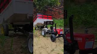 SwaRaj 855 Tractor. with tRolley👑 #shorts