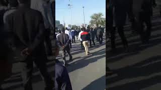 Iran - Shush  Haft Tappeh sugar mill employees on the 14th day of their strike.