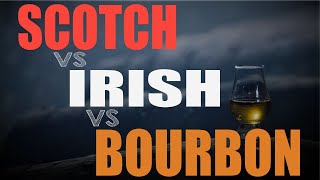 TYPES  OF WHISKY| BEGINNER'S GUIDE| UNDERSTANDING SCOTCH VS IRISH VS BOURBON