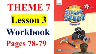 Tiếng Anh 5, smart start, Theme 7, Places & Direction, Workbook, lessson 3 | Learn English with me