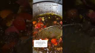 Buat Sambal Belacan Tomato #shorts #short #shortvideo #shortsvideo #sambalbelacan