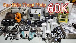 Hàng Nhật Bãi Mới về, Hút chân không, ray trượt, ben điện, mô tơ, Máy Trắc địa, Sạc USB Pháp...