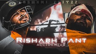 Accident 🥺😭 | Rishabh Pant Live Accident - Car Crashed / #rishabhpant  @goswamieditzz