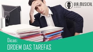 Ordem das tarefas