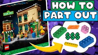 How to Part Out a LEGO Set 2022 / LEGO Investing 2022 / LEGO Part Out