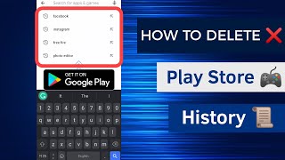 How To Delete Play Store Search History - (2021)