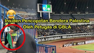 Insiden Bendera Palestina Yang di Copot Oleh Petugas di Stadion GBLA