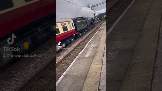 Steam Locomotive Britannia & The Ford Car Train