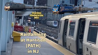 Railfanning at Harrison (PATH) in NJ