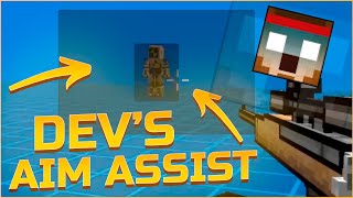 DEV'S AIM ASSIST IN PIXEL GUN 3D...