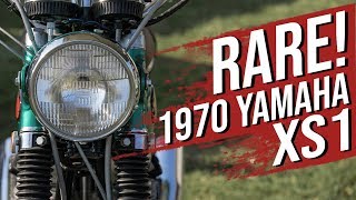 Rare 1970 Yamaha XS1 Motorcycle