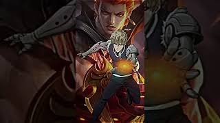 MLBB X SAITAMA SKIN MOBILE LEGENDS #mobilelegends #mlbb #shorts #onepunchman #saitama #ml