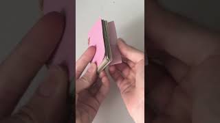 Making DIY mini journal super easy and cute!❤️☺️