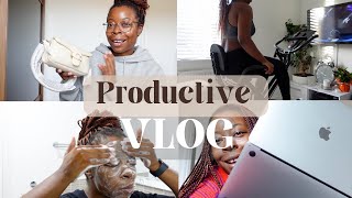 A Productive Saturday | Luxury bag unboxing + Skincare routine + Budgeting