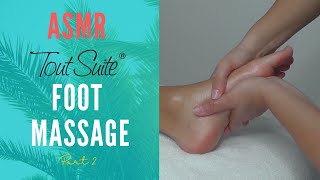 ASMR relaxing foot massage | Masaje relajante de pies con sonido real