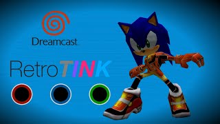 Retrotink 5X Pro and Dreamcast -Scanlines PVM-600 Mask- 4K Comparison