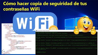 Cómo hacer copia de seguridad de tus contraseñas WiFi