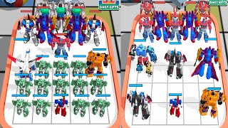 Robot Transformer Merge War - Robot Monster Rampage, Epic Merge Fight