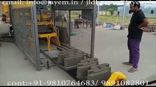 GEO CONCRETE BLOCKS / FLYOVER / RE WALL BLOCKS  MAKING PLANT FULLY AUTOMATIC , JAYEM MODEL 9660