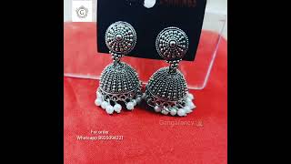 Ganga Fancy 👸| Silver oxidised Jumkha| online shopping