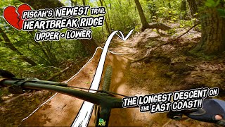 Riding Pisgah's Newest MTB Optimized Trail! HeartBreak Ridge Upper + Lower + Kitsuma | Old Fort, NC