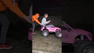 barbiecar first ride