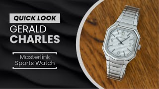 QUICK LOOK: Entering the Integrated Sports Watch Game, Meet the Gerald Charles Masterlink