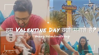 हम Valentine Day क्यों मनाते हैं?/ Surprised each other with Special Dinner Thali/ Cake on V-day