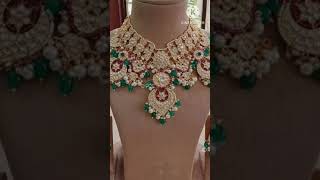 Beautiful kundan jewellery set design #kundanjewellery #