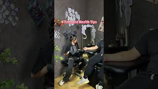 Tattoo health tips for tattooist #tattoomaster #tattoostudio #tattootips #tataritst #tattoochair