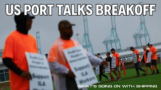 The International Longshoremen's Association Halts Talks with the US Maritime Alliance