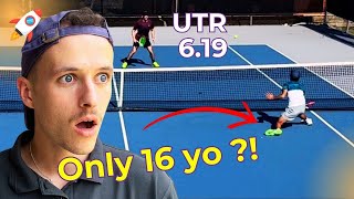 Road to UTR 8 - High School TALENTED Player - vs Andrew