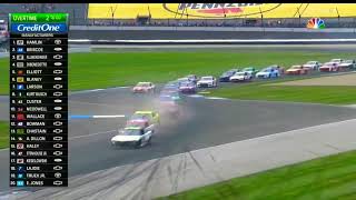 Michael McDowell Airborne - others involved - Indianapolis Road course