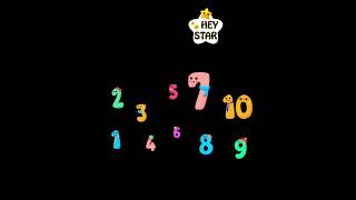 Dancing Numbers - Ten Little Numbers #shorts