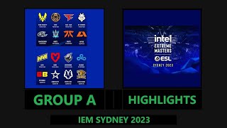 IEM SYDNEY 2023 | GROUP A HIGHLIGHTS (NaVi, FaZe, Vitality, Mouz, Gamerlegion, BetBoom, Apeks) | CS2