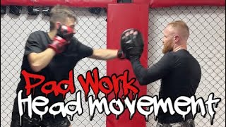 Simple but EFFECTIVE Pad work Drill with head movement #padworkdrills #headmovement