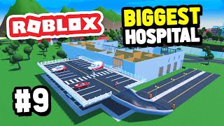 Building a MULTI STORY CAR PARK in Roblox Your Hospital - #9