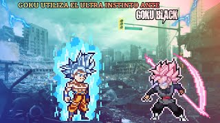 WHAT IF/GOKU UTILIZA EL ULTRA INSTINTO ANTE GOKU BLACK /#9 ,#shorts sprite animation