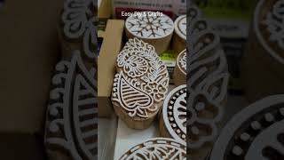 Wow😱 🎨🧵Wooden Block Printing Stamps| Easy Diy & Crafts