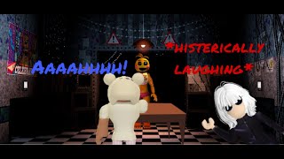 I played fnaf 2 on Roblox, but it was more horrifying than expected! with alyssa.