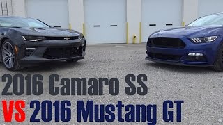 2016 Camaro SS vs 2016 Mustang GT on E85