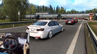 BMW F30 M Sport | Euro Truck Simulator 2 | Logitech G29 Gameplay