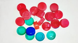 Plastic Bottle Caps Carft Idea|DIY|Best Out of Waste