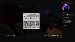 Playing minecraft bedrock Totally chaos SMP realm