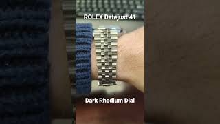 ROLEX Datejust 41, Dark Rhodium Dial #rolex #datejust #darkrhodium #126334