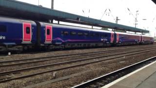 First HullTrains 180 departs Doncaster