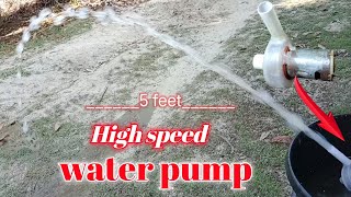 How to Make High Speed Water Pump at Home in Bangla? কিভাবে পানির পাম্প তৈরি করবো বাড়িতেই