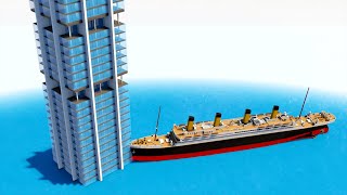 Titanic Crash Into Luxury Apartments - Teardown